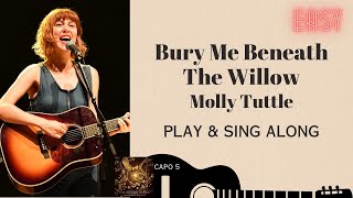 Bury Me Beneath The Willow in G Molly Tuttle sing amp play along easy chords lyrics guitar amp Karaoke [upl. by Linnell]