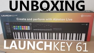 Novation Launchkey 61 MK3 Unboxing [upl. by Howey]