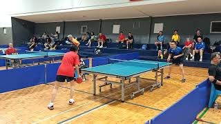 2024 south pennants table tennis div 1 Ai Qin Zhang vs Hien Tran set 4 [upl. by Omsoc157]