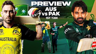 Pakistan vs Australia First T20I Preview  Brisbane GABBA  Shaheen Afridi and Babar Azam No 1 [upl. by Aicileb]