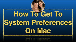 How To Get To System Preferences On Mac even without mouse [upl. by Llerral]