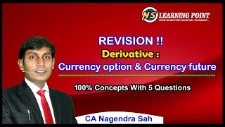 Currency Option And Currency Future Revision  CACMA FINAL SFM  CA Nagendra Sah [upl. by Roel]