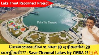 lakefront reconnect project in Chennai  10 lake restoration in Chennai  lake rejuvenation project [upl. by Nidia45]