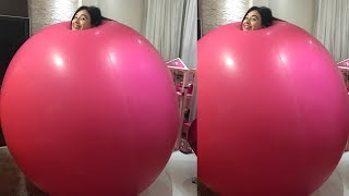 ENTREI NUM BALÃO GIGANTE VEDA15  CAROL SANTINA [upl. by Ladnyc]