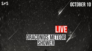 Live  Draconids Meteor Shower 2023  October 10 [upl. by Vincent]