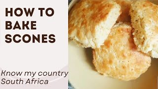 How to make scones South African YouTuber KnowMyCountrySA2023 [upl. by Thedric838]