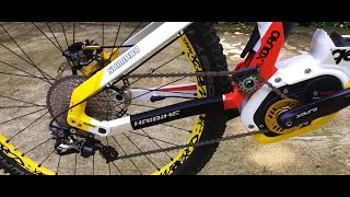 Haibike Downhill PRO Übersetzung 15 40 Zähne [upl. by Zilada]