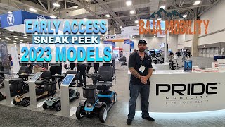 🤩New 2023 Mobility Scooters By Pride Coming Soon [upl. by Nahtanod357]