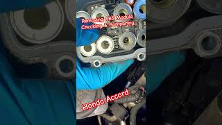 Erratic Rpm needle gauge  abs light on module replacement hondaaccord honda accord [upl. by Corder]