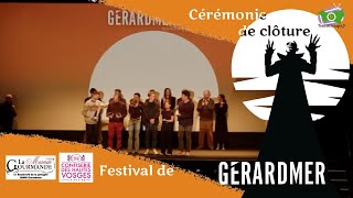 Remise des prix de la cérémonie de clôture du Festival de Gérardmer [upl. by Rugen]