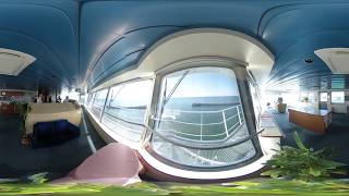 FERRY  PROM 360 VR 4K  MF SKANIA  UNITY LINE [upl. by Einra]