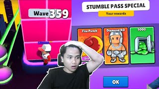 BUY STUMBLE PASS BUNDLE AND NEW RECORD  LETSGOO STUMBLE GUYS BLOCK DASH ONLY  Live Stumble Guys [upl. by Nywg]