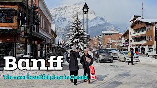 Banff Canada  walking tour of Banff Town in the Canadian Rockies canada alberta banff [upl. by Dragoon]