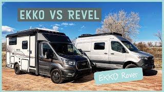 Comparing the Winnebago Ekko to the Revel  An Owners Perspective [upl. by Eillo]