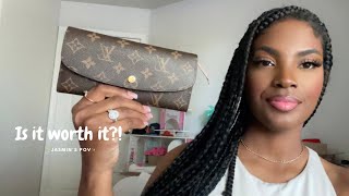 2024 Louis Vuitton Emilie Wallet Review Is it worth it whatsinmybag whatsinmybag2024 [upl. by Eimmot249]