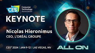 CTA State of the Industry Address and L’Oréal Keynote at CES 2024 [upl. by Hgielyak]