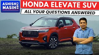 Honda Elevate  ALL your questions answered [upl. by Ynar2]