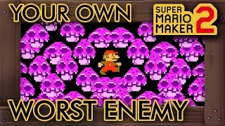 Super Mario Maker 2  Amazing quotYour Own Worst Enemyquot Level [upl. by Yarazed880]