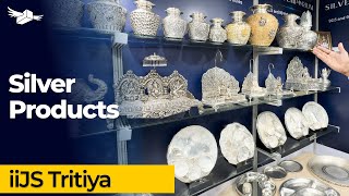 Silver Emporium  Manufacturer of Silver utensils amp Decorative Art Pieces  iiJS Tritiya 2024 [upl. by Laddie85]