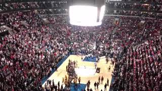 Bryce Harper Rings Bell before Sixers Game 4419 [upl. by Aldric]