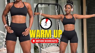 5 Min WARM UP  Do This BEFORE YOUR HOMEGYM WORKOUTS  Full Body Routine [upl. by Alidia]