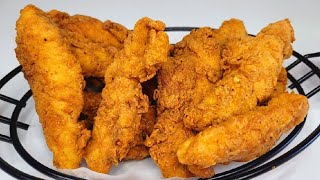 Easy fried chicken tenders  recipe your kids will love this [upl. by Raclima172]