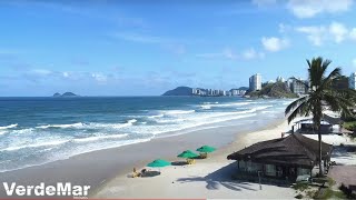 Praia da Enseada em Guarujá litoral de São Paulo  Verde Mar Imóveis [upl. by Merat393]