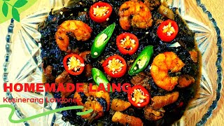 HOMEMADE LAING WITH PORK AND PRAWN  LAING RECIPE [upl. by Nnaasil]