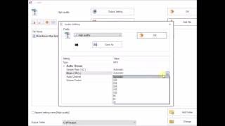 How to Change BitRatekbps of a Audio [upl. by Myrna642]