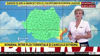 Romica Jurca anunţă noi alerte de la ANM Ploi diluviene pe Litoral în weekend [upl. by Vogel]