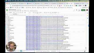 How to easily find company domain URL based off company name in Google Sheets [upl. by Aitret875]