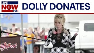 Dolly donates 1 million to Hurricane Helene flood victims [upl. by Esele]