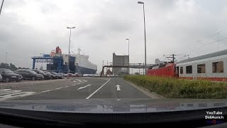 Deutschland eine Fahrt um den Emder Hafen Hafen Emden Germany GoPro Hero [upl. by Damalus]