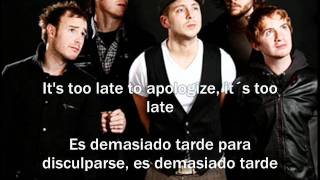 OneRepublic Apologize subtitulos español ingles [upl. by Alliuqa182]