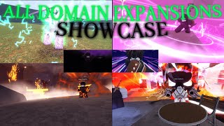 ALL Domain Expansions Showcase  Sorcery [upl. by Alegnasor460]