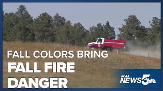 Fall Colors bring in fall fire danger what you should know [upl. by Bamby]