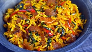 NATIVE JOLLOF RICE RECIPE [upl. by Swaine]