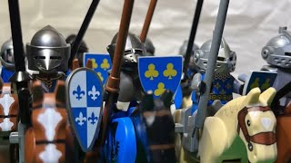 LEGO French Charge at the Battle of Poitiers [upl. by Ecinom515]