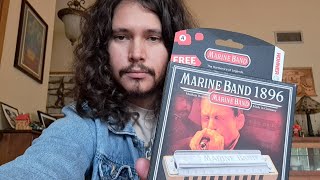 Marine Band 1896 in 2024 Out of the box comparison and chat blues bluesharp bluesharmonica [upl. by Yenduhc]