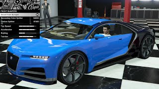 GTA 5  Past DLC Vehicle Customization  Truffade Nero Bugatti Chiron [upl. by Ellehcil]