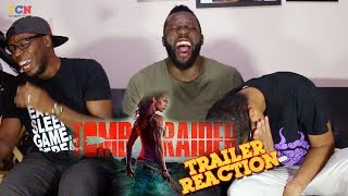 TOMB RAIDER  Official Trailer 1 Reaction [upl. by Ardied429]