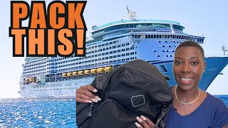 What to pack for a STRESS FREE Embarkation Day on your Cruise [upl. by Akkim113]