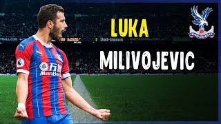 Luka Milivojevic • Amazing Tackles amp Dribbles • Crystal Palace [upl. by Ayalahs]