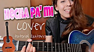 Boza  hecha pa mi Cover acustico  Acordes Tuto Guitarra [upl. by Amice848]