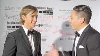 Brenton Thwaites Interview at EuroCinema Hawaii Awards Gala [upl. by Barbour]