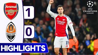 Arsenal vs Shakhtar Donetsk 10  All Goals amp Extended Highlights  UEFA Champions League 202425 [upl. by Richter874]