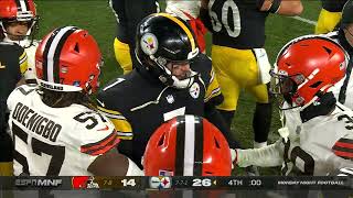 Ben Roethlisbergers final snap in Heinz field Raising hands [upl. by Nimoynib]