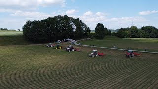 Feldtag  Striegeltechniken bei BIO Sojabohne [upl. by Doerrer]