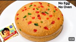 ParleG cake recipe only 3 Ingredientschocolate cake only 3 Ingredientsparleg biscuit cake 🎂 [upl. by Ais]