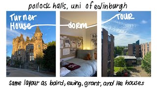 turner house dorm tour  pollock halls university of edinburgh [upl. by Thorbert793]